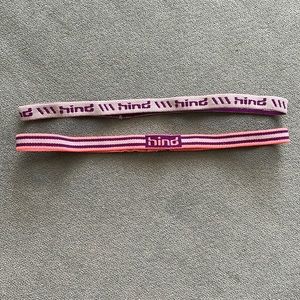 Hind Set of 2 1/2 Inch Elastic Hair Headbands Sport Gym Active